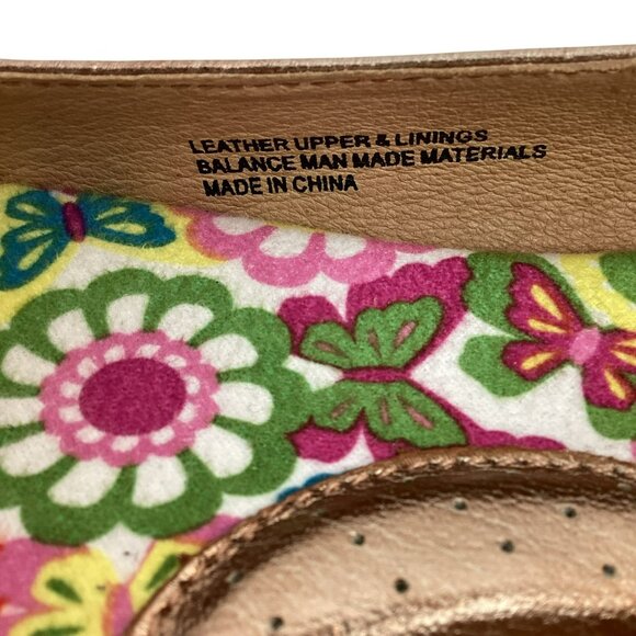 Born Handcrafted Womens 8M Copper Leather Flats - Picture 12 of 13